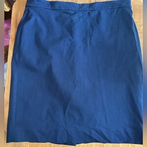 J. Crew Blue Pencil Skirt